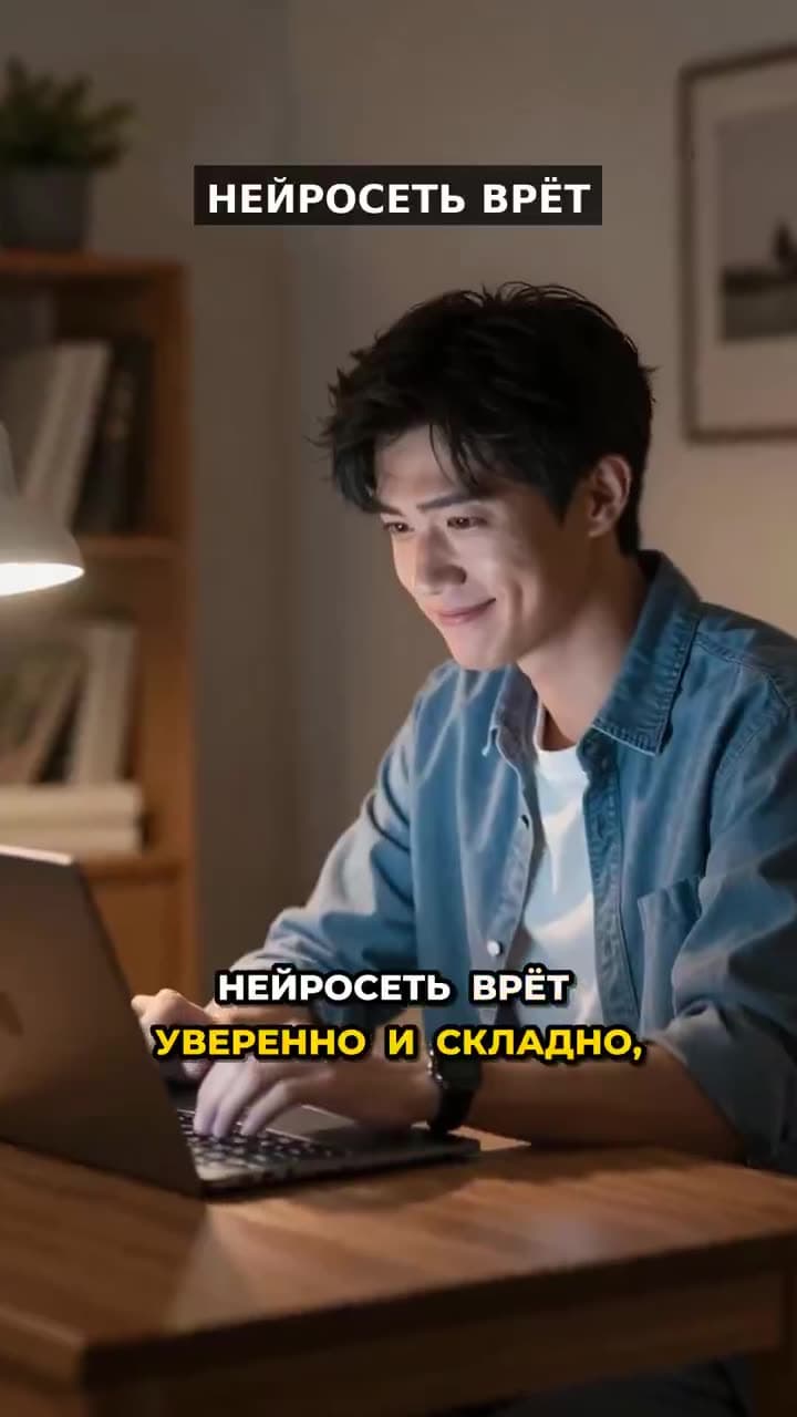 Пример ролика в нише «Искусственный интеллект»