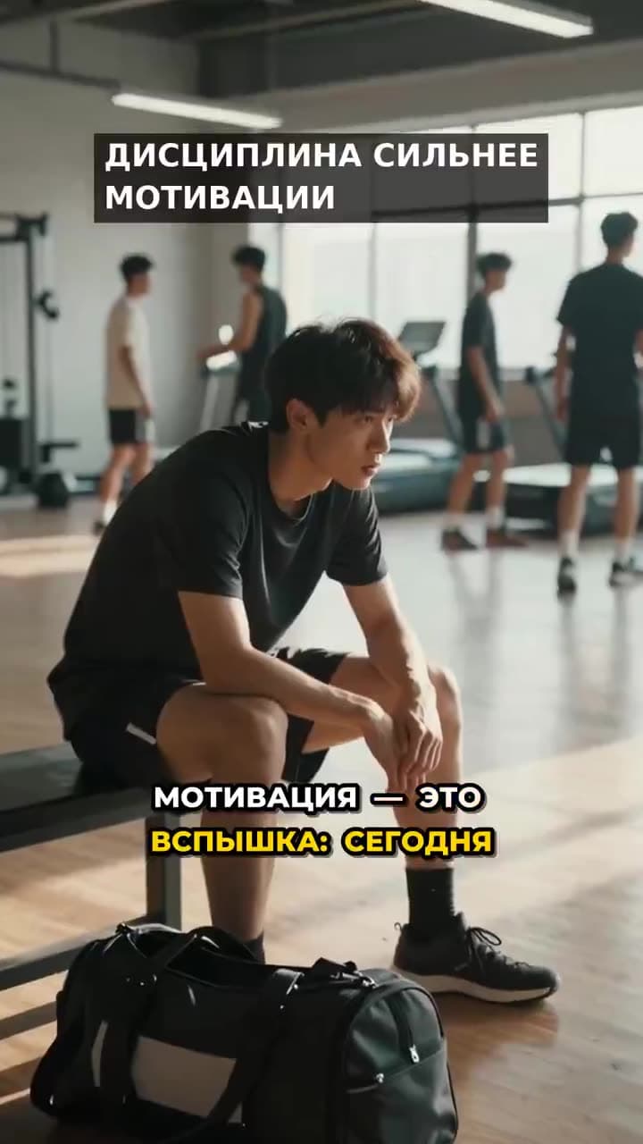 Пример ролика в нише «Мотивация и саморазвитие»