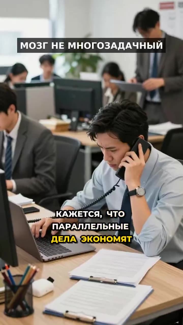 Пример ролика в нише «Продуктивность»